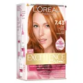 Produktbild: L'Oréal Paris Excellence Creme Haarfarbe 7.43 Kupfer Gold Blond