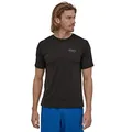 Produktbild: Patagonia Herren M's Cap Cool Merino Graphic Kurzarm Shirt, Heritage Header: Black, XL