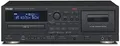 Produktbild: Teac AD-850-SE CD-Player & Kassettenspieler mit USB-Aufnahme & Wiedergabe (Mikrofoneingang, Echoeffekt, Karaoke-fähig, Digital-Analog-Umwandlung) Schwarz