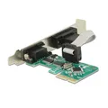 Produktbild: Delock PCIe x1 > Seriell 2 x RS-232
