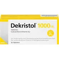 Produktbild: Dekristol 1.000 I.E. Vitamin D3 Tabletten für starke Knochen, 50 Stück