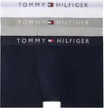 Produktbild: Tommy Hilfiger Herren Boxershorts Trunks Unterwäsche, Mehrfarbig (Grey Htr/White/Desert Sky), S
