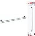 Produktbild: tesa ELEGAANT Doppelte Handtuchstange, verchromt - Badetuchhalter zur Wandbefest