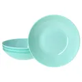Produktbild: MamboCat 6x Mint Suppenteller 420ml Ø 20,3 cm Glas Teller tief Salat Pasta