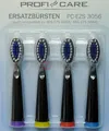 Produktbild: Proficare Ersatzbürsten 4er zu Akku Schallzahnbürste PC-EZS3056 Li-Ion auch AEG