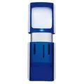 Produktbild: WEDO Lupe eckig mit LED Beleuchtung inkl.Batterie blau