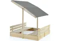 Produktbild: Spielwerk Sandkasten, Sandkasten Toni Sonnendach Sitzbank 120x120x120cm Fichtenholz UV 50+