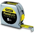 Produktbild: Stanley Maßband 0-33-932, PowerLock, 5m, Nagelöse, verchromtes Gehäuse, Sichtfenster