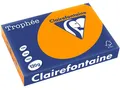 Produktbild: Clairefontaine Leuchtend orange A4 Farbiges Papier 120 g/m² (250 Blatt)