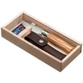 Produktbild: Opinel Klappmesser No.8 Inox Geschenk-Set, 8cm Klingenlänge, braun, Zweihandmesser mit Etui