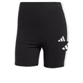 Produktbild: adidas Women's Essentials 3-Stripes HIGH Waisted Biker Shorts, Black/White, XXS