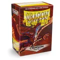 Produktbild: Arcane Tinmen Spiel, Dragon Shield Matte - Crimson (100 Stück)