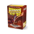 Produktbild: Dragon Shield Matte Crimson Standard Kartenhüllen 100 Stück TCG Schutz