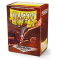 Produktbild: Dragon Shield Matte Sleeves Crimson – 100 Kartenhüllen