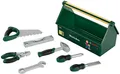 Produktbild: Theo Klein 8573 Werkzeug-Box | 7-teiliges Werkzeug-Set | Stabile Box mit praktischem Tragegriff | Maße: 30,25 cm x 14 cm x 17,25 cm | Spielzeug für Kinder ab 3 Jahren