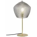 Produktbild: Nordlux Tischleuchte ORBIFORM, IP20, E27, Messing gebürstet / Rauchglas mit Diamant-Struktur, mit Schnurschalter NORD-2010715047