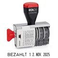 Produktbild: Datumstempel COLOP® Bürostempel mit 12 Wortbandtexten 04000/WD Eingangsstempel