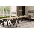 Produktbild: ENDO-Möbel Ausziehbarer Esstisch XXL Lungo 130-405cm (Eiche Cremona) - Braun