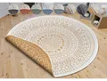 Produktbild: Teppich HANSE HOME Porto Wendeteppich , gelb (ocker), H:5mm Ø:200cm, Kunstfaser, Teppiche, Teppich, In-& Outdoor, Wetterfest, Balkon, Garten, Wohnzimmer, Wasserfest