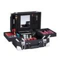 Produktbild: Kosmetikkoffer Schminkbox Make-Up Tasche Nagel-Organizer abschließbar groß
