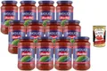 Produktbild: Italian Gourmet Bundle Tomatensauce mit Basilikum 12x400g + Italian Gourmet Polpa – Italienische Basilikum Sauce, Tomatensugo, Pasta Sauce, Glutenfrei, Vorratspack, Fertigsauce für Pasta & Pizza