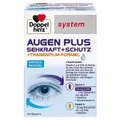Produktbild: Doppelherz system AUGEN PLUS SEHKRAFT + SCHUTZ – Mit Vitamin A und der Omega-3 Fettsäure DHA als Beitrag für den Erhalt der normalen Sehkraft – 120 Kapseln