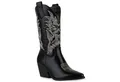 Produktbild: VAN HILL 840142 Cowboystiefel Damen Cowboystiefel Stiefel Stickereien Holzoptikabsatz