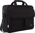 Produktbild: Taygeer Laptoptasche 15.6 Zoll Groß Laptop Tasche Umhängetasche Aktentasche Schultertasche Herren Premium Wasserdicht Bussiness Arbeitstasche Messenger Bag für Reisen Lehrer Uni Arbeit - Schwarz
