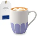 Produktbild: Villeroy & Boch - Fleur bleu Henkelbecher blau, Spülmaschinenfest, Mikrowellensicher, Becher für Kaffee & Heißgetränke, Teetasse, Tasse mit Griff, Kaffeebecher, Kaffeetasse, Premium Porzellan