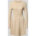 Produktbild: Only Strickkleid aus Viskose-Mix Modell 'FIA' in Sand Melange, Größe XL