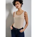 Produktbild: STREET ONE Tanktop Style Anni Sommer-Top mit Stretch beige 42 EU