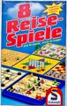 Produktbild: 8 Reise Spiele Schmidt Familienspiel Spielesammlung Reisespiel Brettspiel 49102
