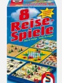 Produktbild: 8 Reise-Spiele, magnetisch Spielesammlung von Schmidt,  1 bis 4 Spieler NEU