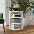 Produktbild: vidaXL Beistellregal Weiß 35x35x55 cm Holzwerkstoff