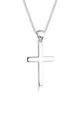 Produktbild: Halskette Damen Kreuz Symbol Basic in 925 Sterling Silber