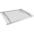 Produktbild: Pultvordach XL Edelstahl/Klar 25 cm x 205 cm x 142 cm