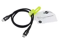 Produktbild: 73952 Kabel USB 2.0 USB C-Stecker,beiderseitig 0,5m schwarz Textil Goobay