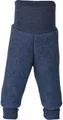 Produktbild: Engel Baby Hose mit Nabelbund Wollfleece blau melange - Größe 62/68 Kinder 573501