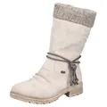 Produktbild: Rieker Winterstiefel, Winterboots, Blockabsatz, TEX-Membran, mit gestricktem Schaftrand beige 39 EU