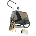 Produktbild: Croozer Dog Tammo Flex & Go Bundle (inkl. Buggyset und Regenverdeck), Farbe: Moss Green