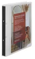 Produktbild: EICHNER Präsentationsringbuch 2-Ringe DIN A4 2.5 cm grau-transparent 9330-00780
