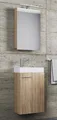 Produktbild: VCM 3-tlg Set | Waschplatz für Gäste WC | Gästebad | Waschtisch Toilette | Badmöbel Badezimmer Set - Slito SC