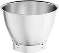 Produktbild: Kenwood Edelstahl-Schüssel KAB50.000BS, Zubehör für Titanium Chef Baker und Titanium Chef Patissier XL Küchenmaschine, Rührschüssel mit 5 Liter Fassungsvermögen, Spülmaschinenfest, Edelstahl