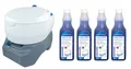 Produktbild: Campingaz Antimikrobielle Toilette 20 Liter Campingtoilette + 4x Instabue Extra
