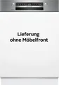 Produktbild: BOSCH teilintegrierbarer Geschirrspüler Serie 4 SMI4EVS08E, 14 Maßgedecke