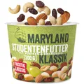 Produktbild: Maryland Studentenfutter Klassik 300g Becher – Rosinen Erdnusskerne Cashewkerne und Mandeln in Nuss Frucht Mischung Wiederverschließbarer Becher (1 x 300g)