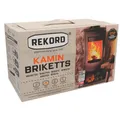 Produktbild: 10 kg Kamin Kohlen  Braunkohlebriketts  Kohlen Briketts Kaminbriketts Rekord
