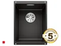 Produktbild: Küchenspüle Blanco Subline320-U Schwarz-525983 Granit Unterbau 40cm Unterschrank