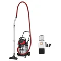Produktbild: Einhell Wet/Dry Vacuum Cleaner TE-VC 3080 SACL (1150 W, 220 mbar Suction Capacity, 30 L Container, dust Protection Class L, HEPA Filter, Filter Cleaning, Automatic Socket, incl. Accessories)