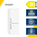 Produktbild: Exquisit KGC233-60-HE-040D Stand Kühl-Gefrierkombination, 50cm breit, 173 L, wei